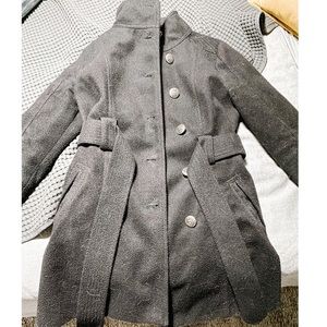 Black Peacoat Slim Fit